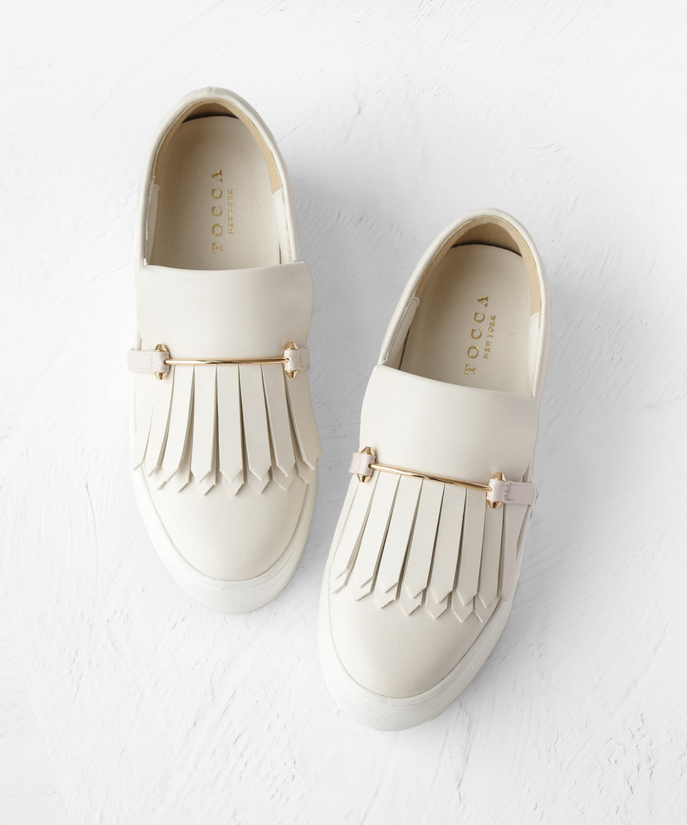 FRINGE SLIPON RAIN SNEAKERS – TOCCA OFFICIAL SITE