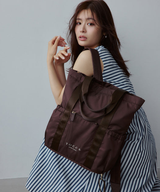 〜Plumeria〜TOCCA トッカ　大きめ　水色リボン装飾 リュック BACKPACK – TOCCA OFFICIAL SITE
