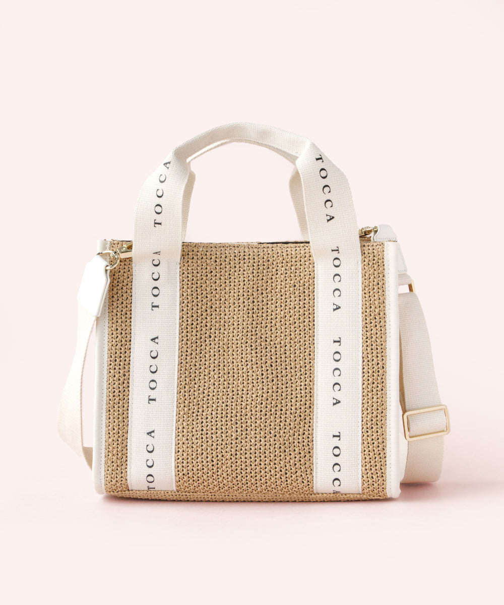 DANCING TOCCA SUMMER TOTE かごバッグ WEB・SOME STORES LIMITED】DANCING TOCCA SQUARE SUMMER TOTE – TOCCA