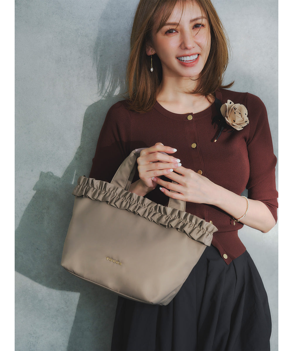 新品★未開封★tocca★ FRILL GARLAND NYLONTOTE FRILL GARLAND NYLONTOTE – TOCCA OFFICIAL SITE