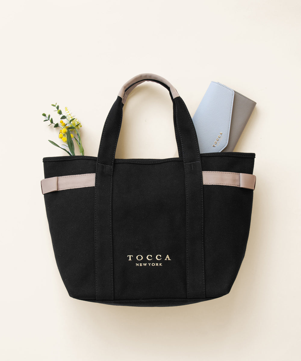 SIDE RIBBON CANVASTOTE – TOCCA OFFICIAL SITE