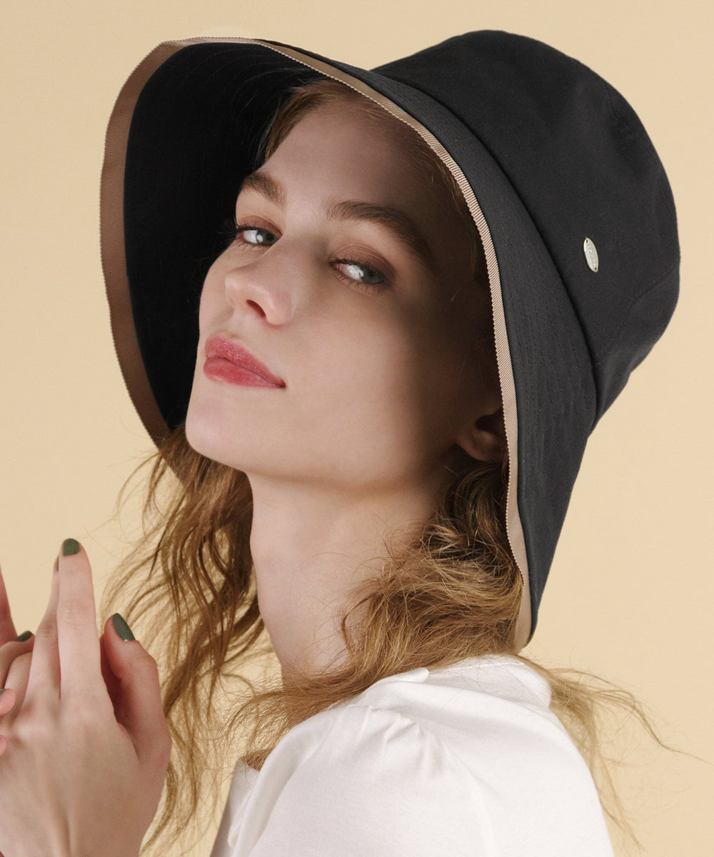 【試着のみ】TOCCA／BIG RIBBON WIDE BRIM HAT／黒 RIBBON LIKE 2WAY SUNSHADEHAT – TOCCA OFFICIAL SITE