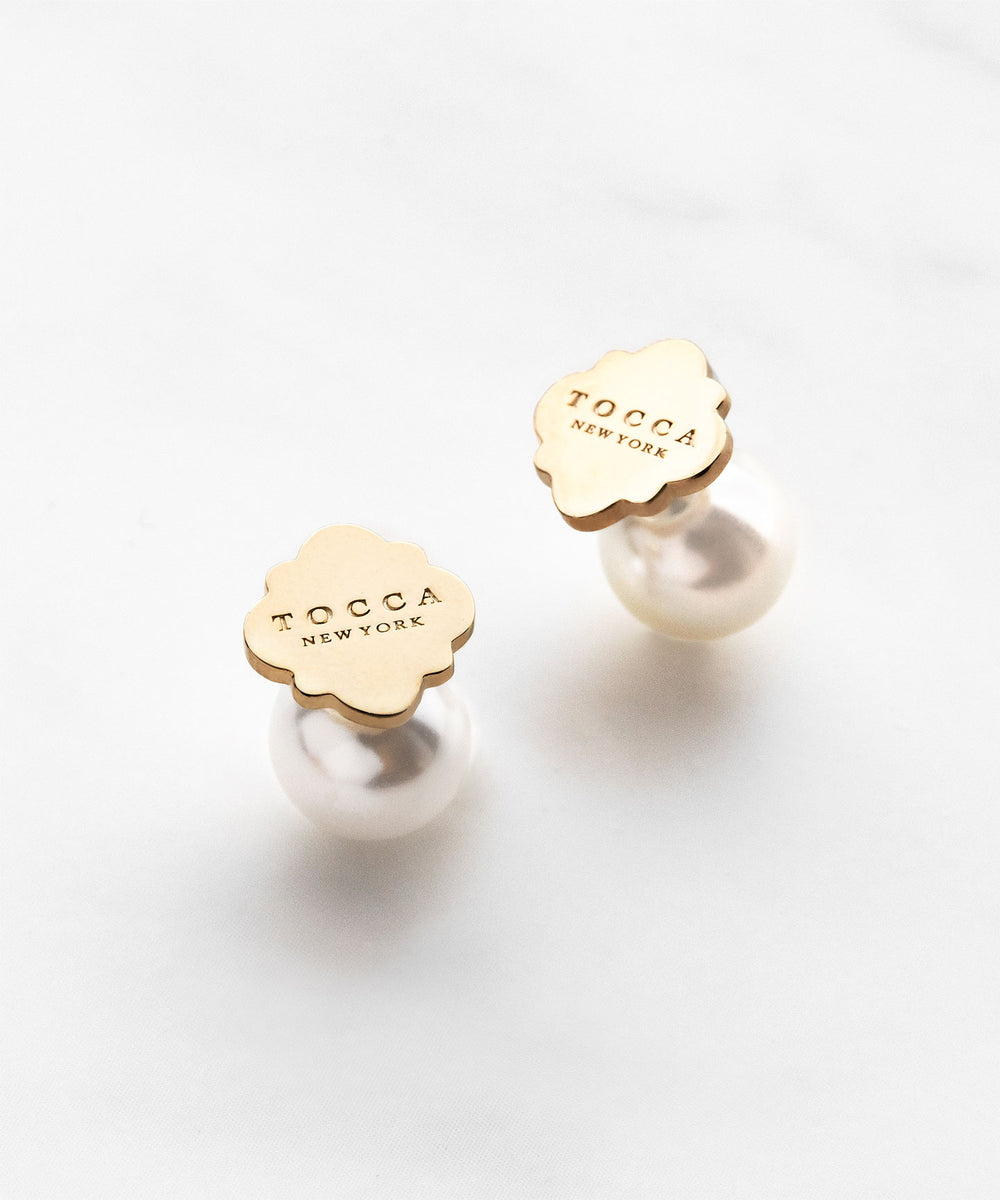 LOGO CLOVER STUD PIERCED EARRINGS – TOCCA OFFICIAL SITE