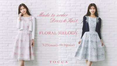 完全受注生産ドレス＆ニット "FLORAL MELODY"