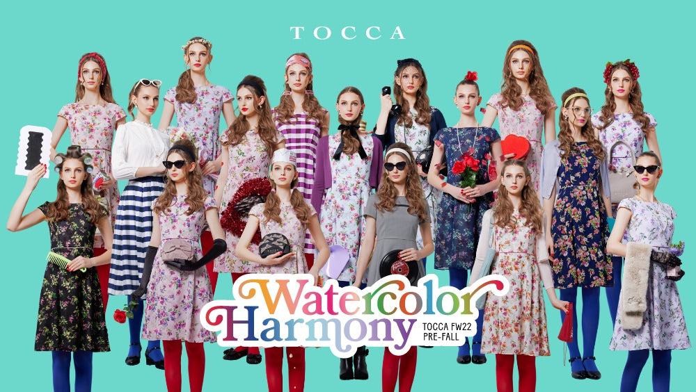 Watercolor Harmony TOCCA FW22 PRE FALL – TOCCA OFFICIAL SITE