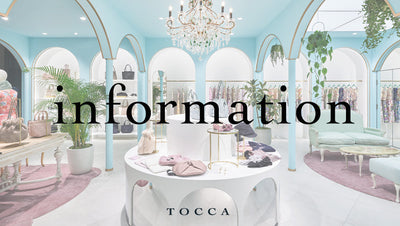 【TOCCA STORE 表参道店】臨時休業のお知らせ