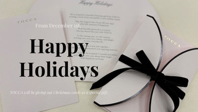 TOCCAオリジナルクリスマスカードをプレゼント！