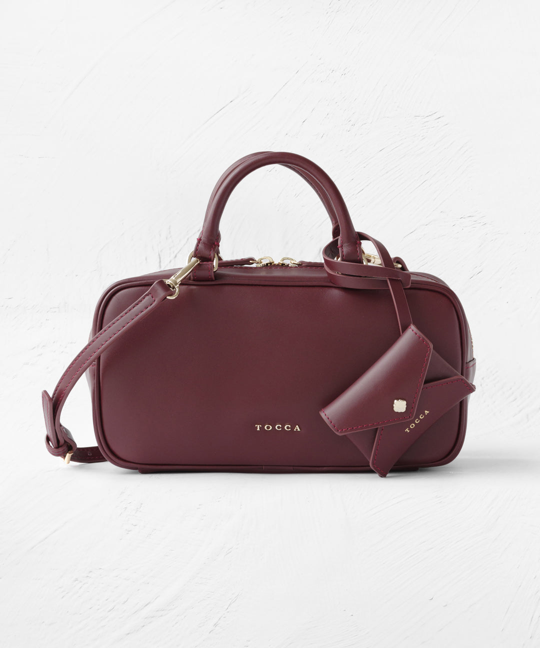 CLAVIER LEATHER BOSTON BAG – TOCCA OFFICIAL SITE