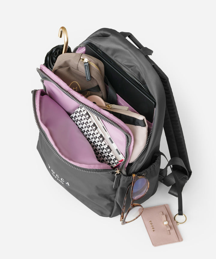 TOCCA グレー リュック・バックパック　COLLINA BACKPACK WEB・SOME STORES LIMITED】COLLINA BACKPACK – TOCCA OFFICIAL SITE