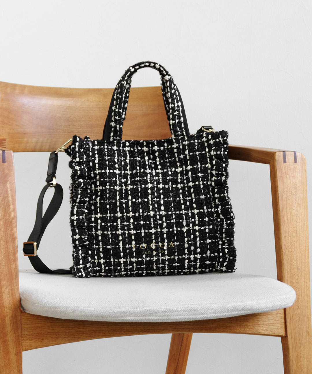 TRIM WAVES TWEED MINI TOTE – TOCCA OFFICIAL SITE