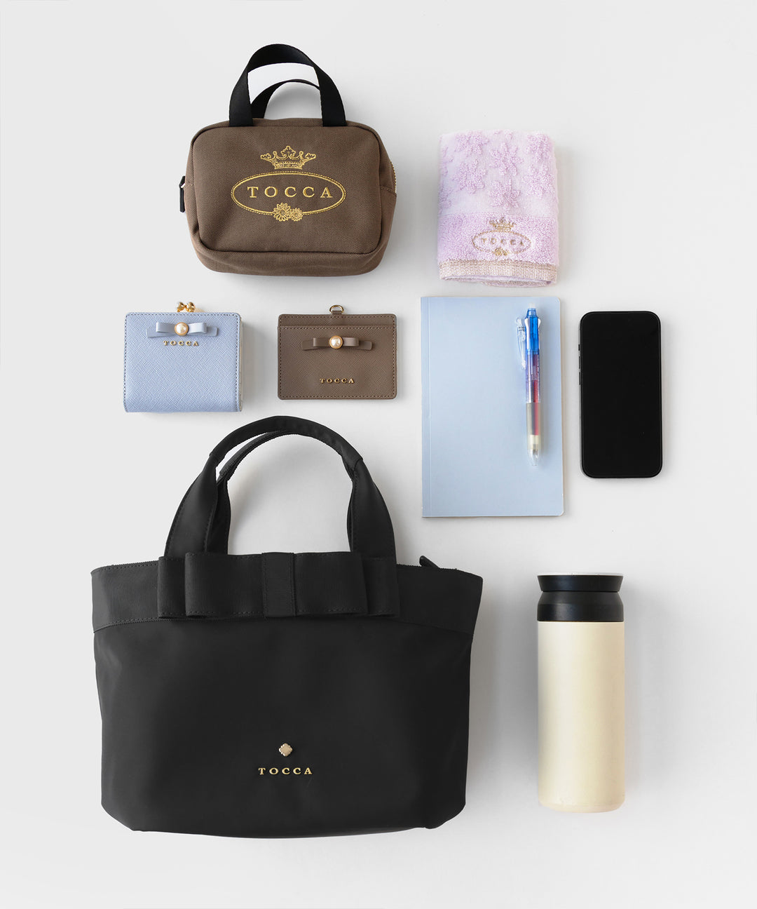 未使用品⭐︎TOCCA トッカ　RIBBON BRICK TOTE トートバッグM RIBBON BRICK TOTE M – TOCCA OFFICIAL SITE