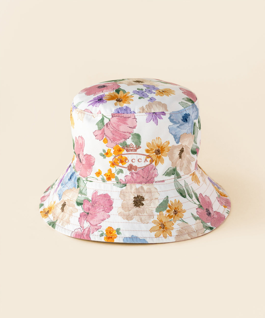 すぐ届く◆TOCCA トッカ◆花柄&無地 リバーシブルバケットハット 大人百花掲載】【リバーシブル・UVカット率90%・速乾・接触冷感