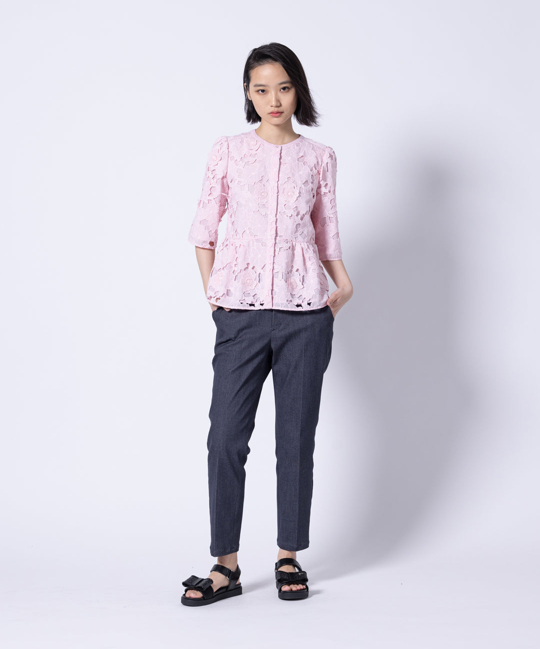 TOCCA トッカ FLORAL STORY BLOUSE ブラウス ネイビー0 TOCCA トッカ FLORAL STORY BLOUSE ブラウス ネイビー0 - メルカリ