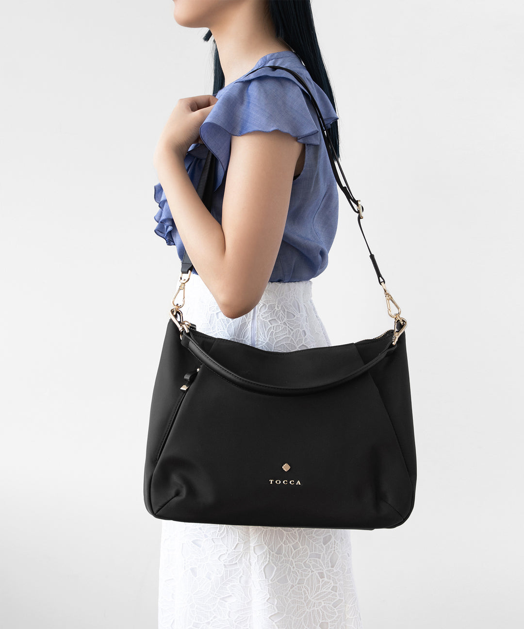 CRESCENT 2WAY NYLONBAG L – TOCCA OFFICIAL SITE