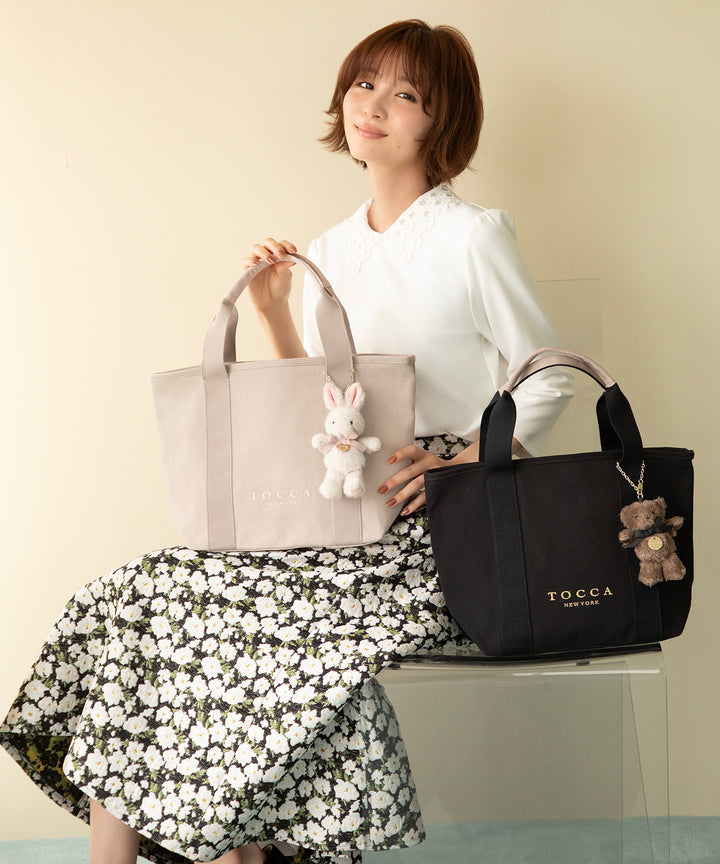 TOCCA AMICO CANVAS TOTE – TOCCA OFFICIAL SITE