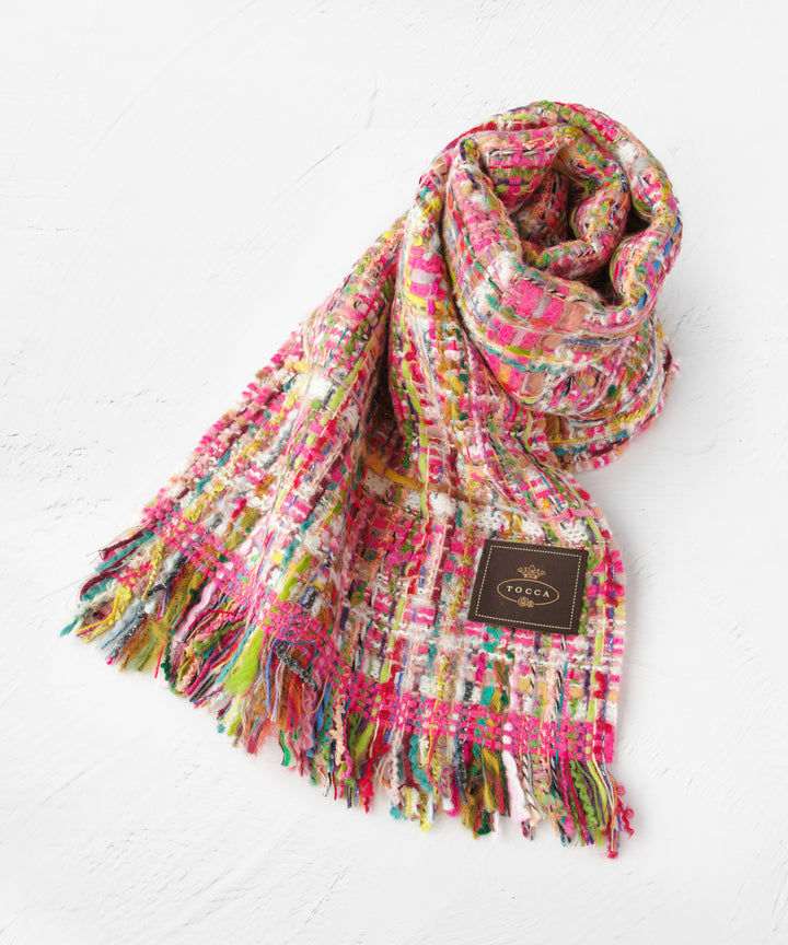 未使用・紙タグつき❁TOCCA❁  RIBON  TWEED  DREES 未使用・紙タグつき❁TOCCA❁ RIBON TWEED DREES TOCCA｜CHIFFON