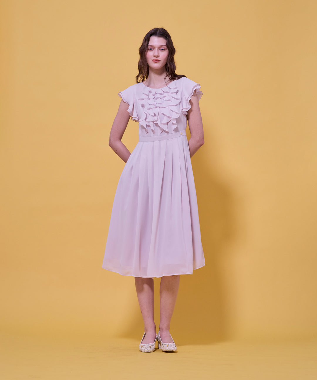 TOCCA 2018 トッカ GYPSY DEEP ROSE ドレス サイズ2 TOCCA（トッカ）の「【洗える！】GYPSY DEEP ROSE ドレス（ワンピース