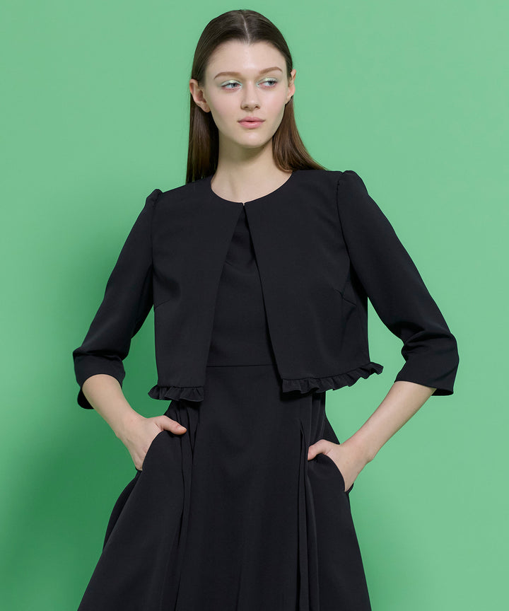 新品 TOCCA シルクリブ M フリルボレロ FRILL CHORUS – TOCCA OFFICIAL SITE