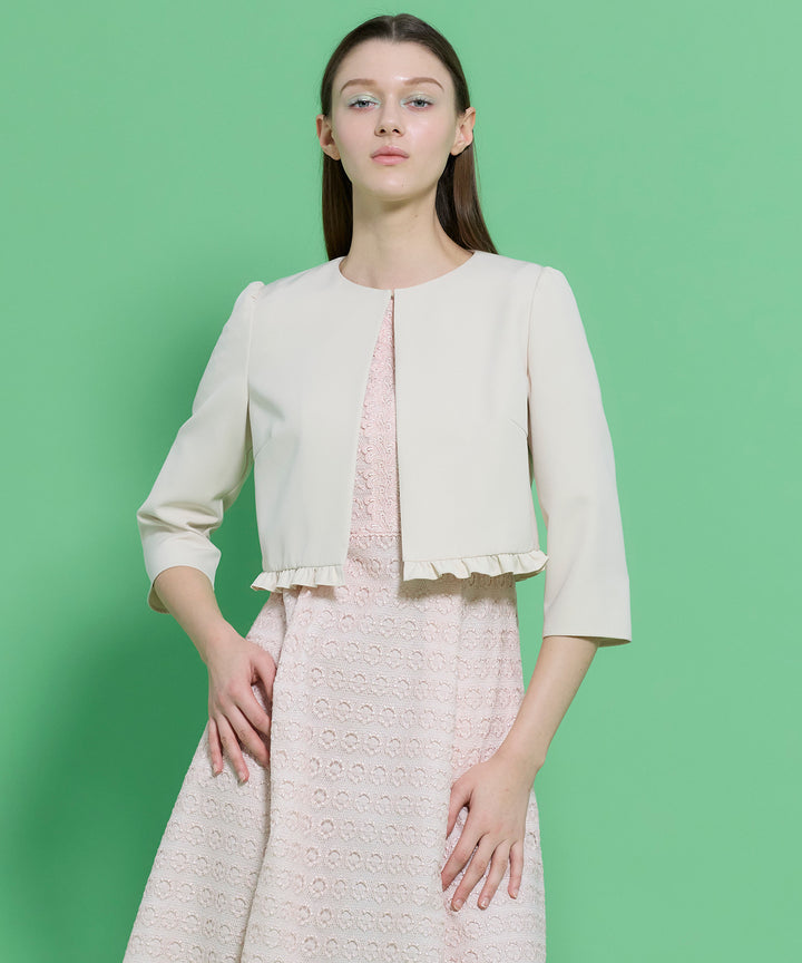 TOCCA - TOCCA FRILL SILK BOLERO ライラック XS フリル ボレロ FRILL CHORUS – TOCCA OFFICIAL SITE