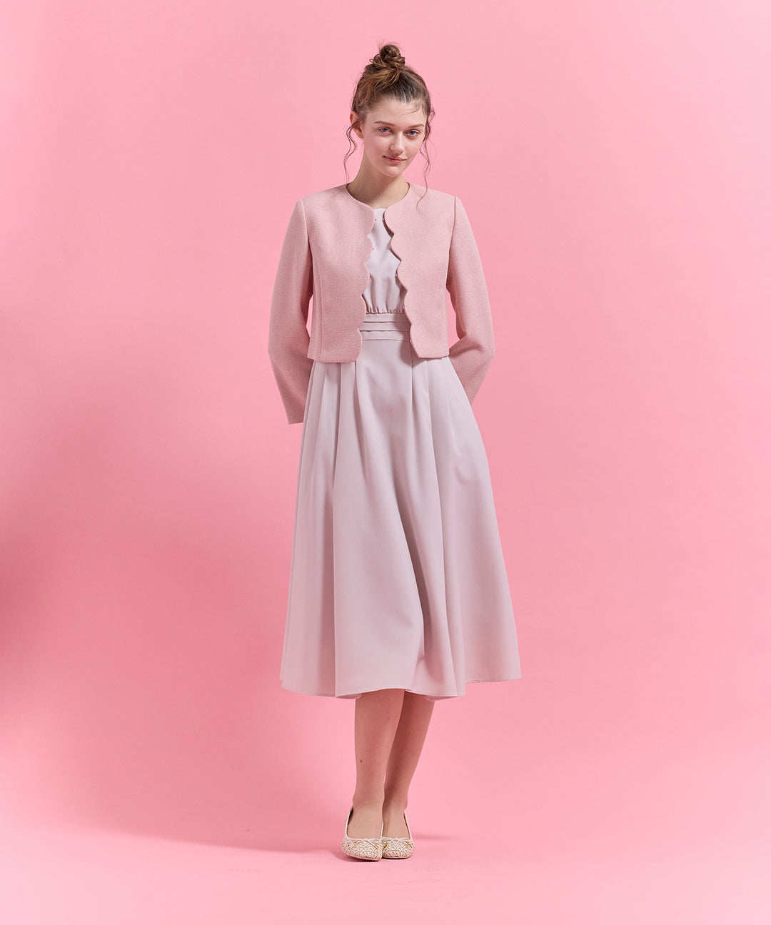 新品♡TOCCA 襟付きワンピース カシミヤカーディガン セットアップ ピンク CLOVER PROMISE – TOCCA OFFICIAL SITE