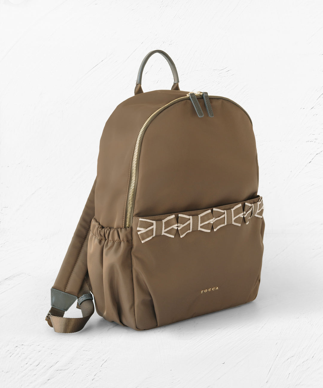 新品トッカtoccaOCTUPLEリュック バックパックベージュリボン　ブラック OCTUPLE BACKPACK – TOCCA OFFICIAL SITE
