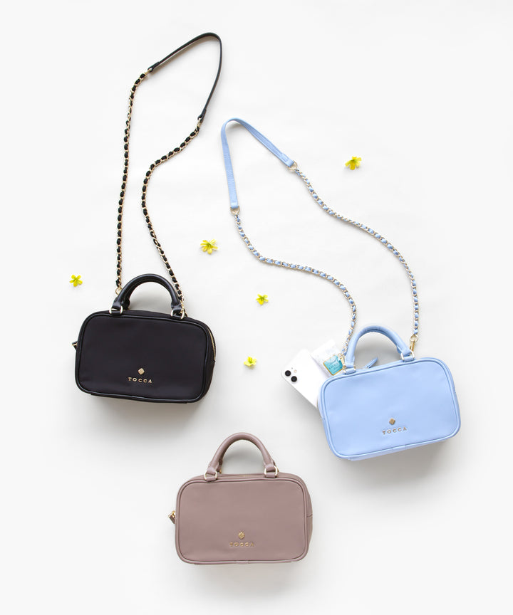 【新品タグ付き】トッカ CLARRISSE 2WAYショルダーバッグ ブラック系 WITH CLARISSE 2WAY NYLONBAG – TOCCA OFFICIAL SITE