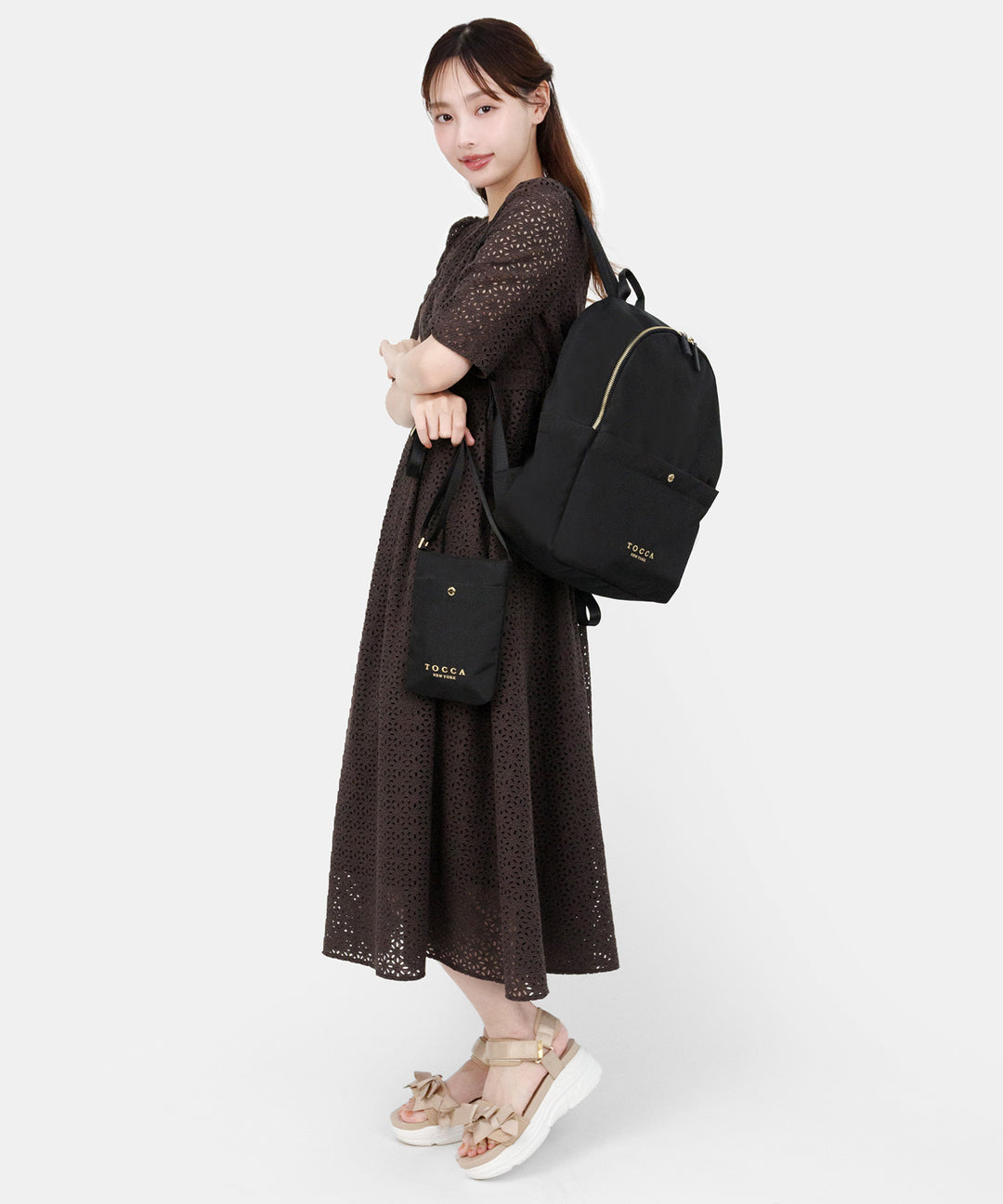 【美品】トッカ リュック A4サイズ対応・撥水】OCTUPLE BACKPACK バックパック / TOCCA