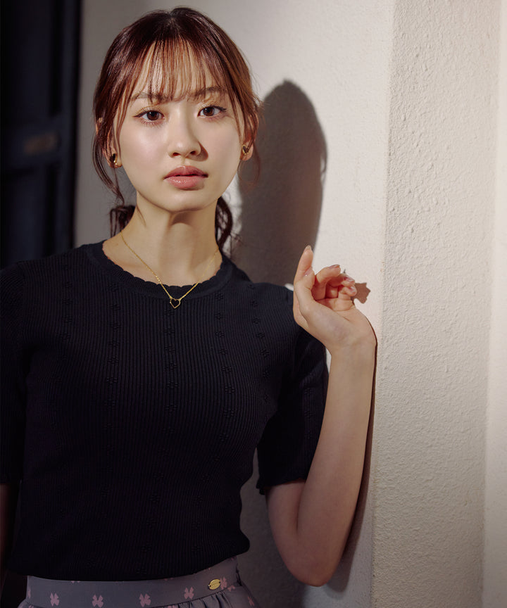 【ネッチ】星風まどかさん着用　ツイストニットトップ Pre Order / 【星風まどかコラボ】STELLA BREEZE KNIT – TOCCA