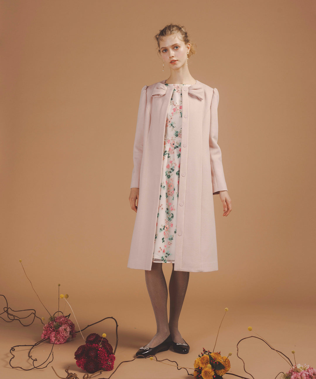 TOCCA 2018 トッカ GYPSY DEEP ROSE ドレス サイズ2 TOCCA（トッカ）の「【洗える！】GYPSY DEEP ROSE ドレス（ワンピース