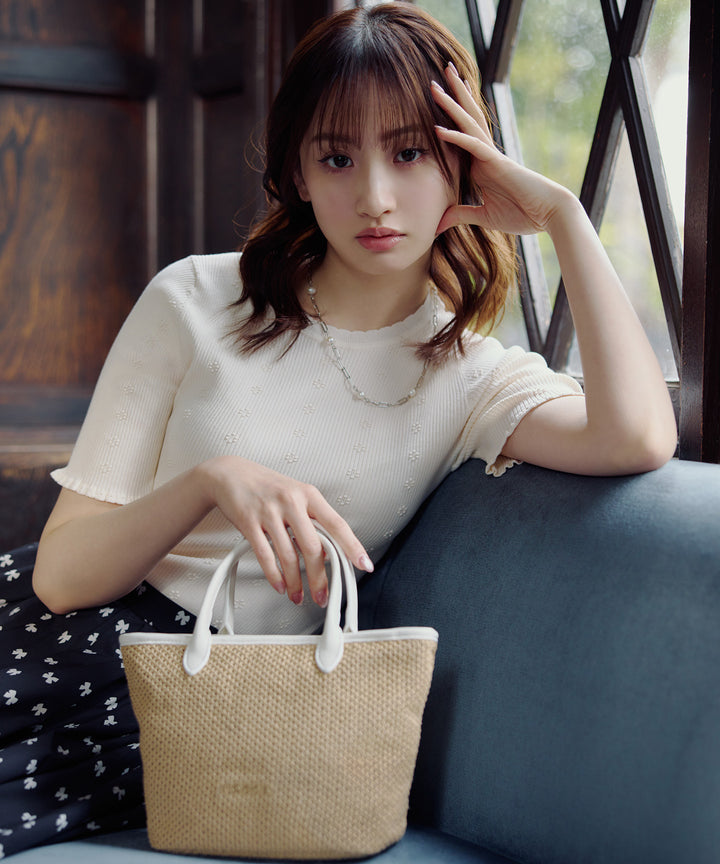 【ネッチ】星風まどかさん着用　ツイストニットトップ Pre Order / 【星風まどかコラボ】STELLA BREEZE KNIT – TOCCA