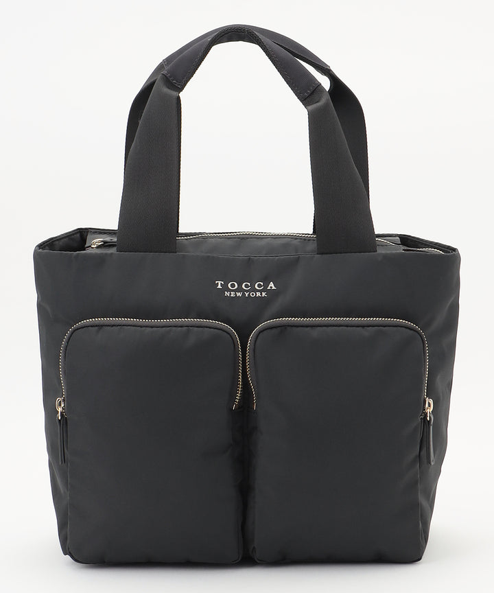 【美品】TOCCA ／ブラックナイロントートバッグ TOCCA◇トートバッグ/ナイロン/BLK : セカンドストリートYahoo