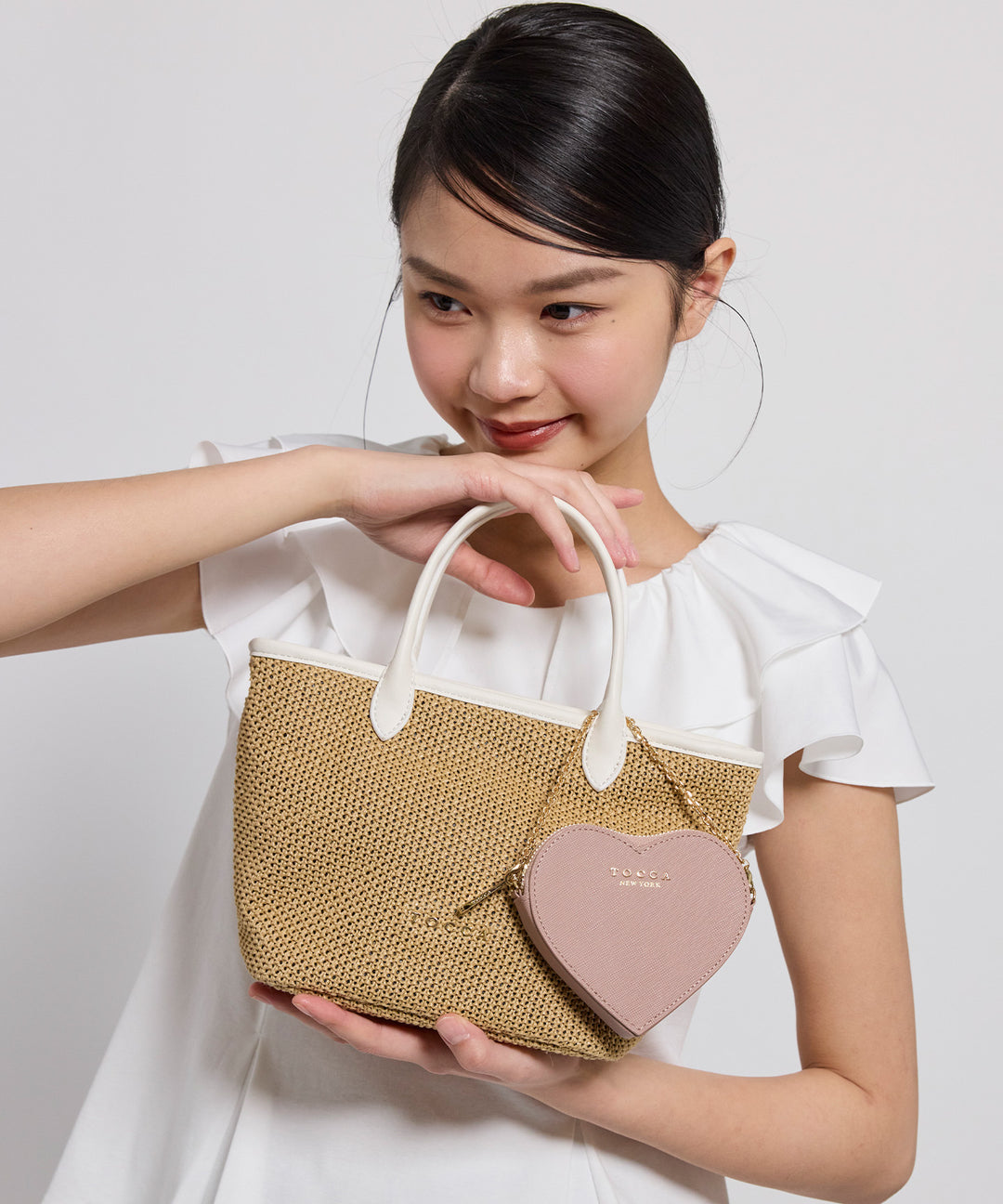 【限定価格】CHIEKO+ luxeknit 03 bustier babyca TO THE SUNLIGHT POCHETTE – TOCCA OFFICIAL SITE