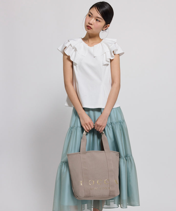 Lacrie theTote Lサイズ ワイド ベッキオショルダー ナチュラル Amazon.com: Marc Jacobs The Large Tote Beige Multi One Size