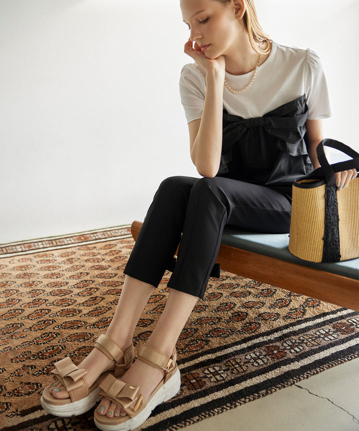【煌めき】TOCCAトッカ RIBBON KNOT SPORTS SANDALS サンダル RIBBON KNOT SPORTS SANDALS サンダル / TOCCA | ファッション