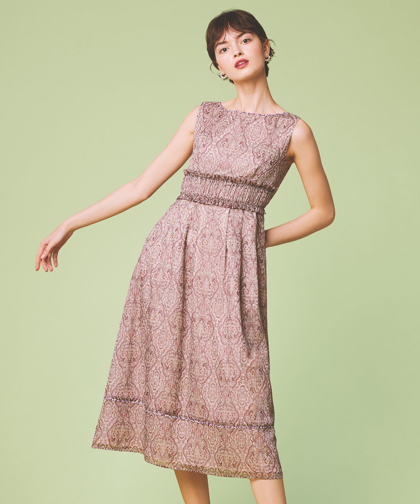 ＴＯＣＣＡ LAVENDER ロングワンピース ロングドレス dress ピンク