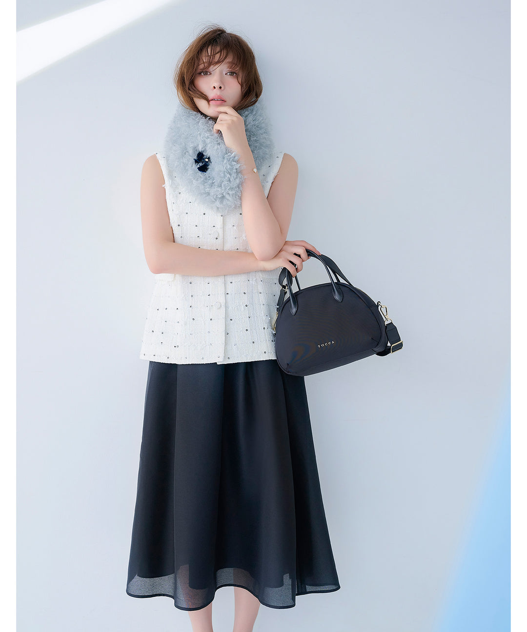 同梱B7166B6434■TOCCA ウォッシャブル パイピング ワンピース 2 同梱B7166B6434□TOCCA ウォッシャブル パイピング ワンピース 2