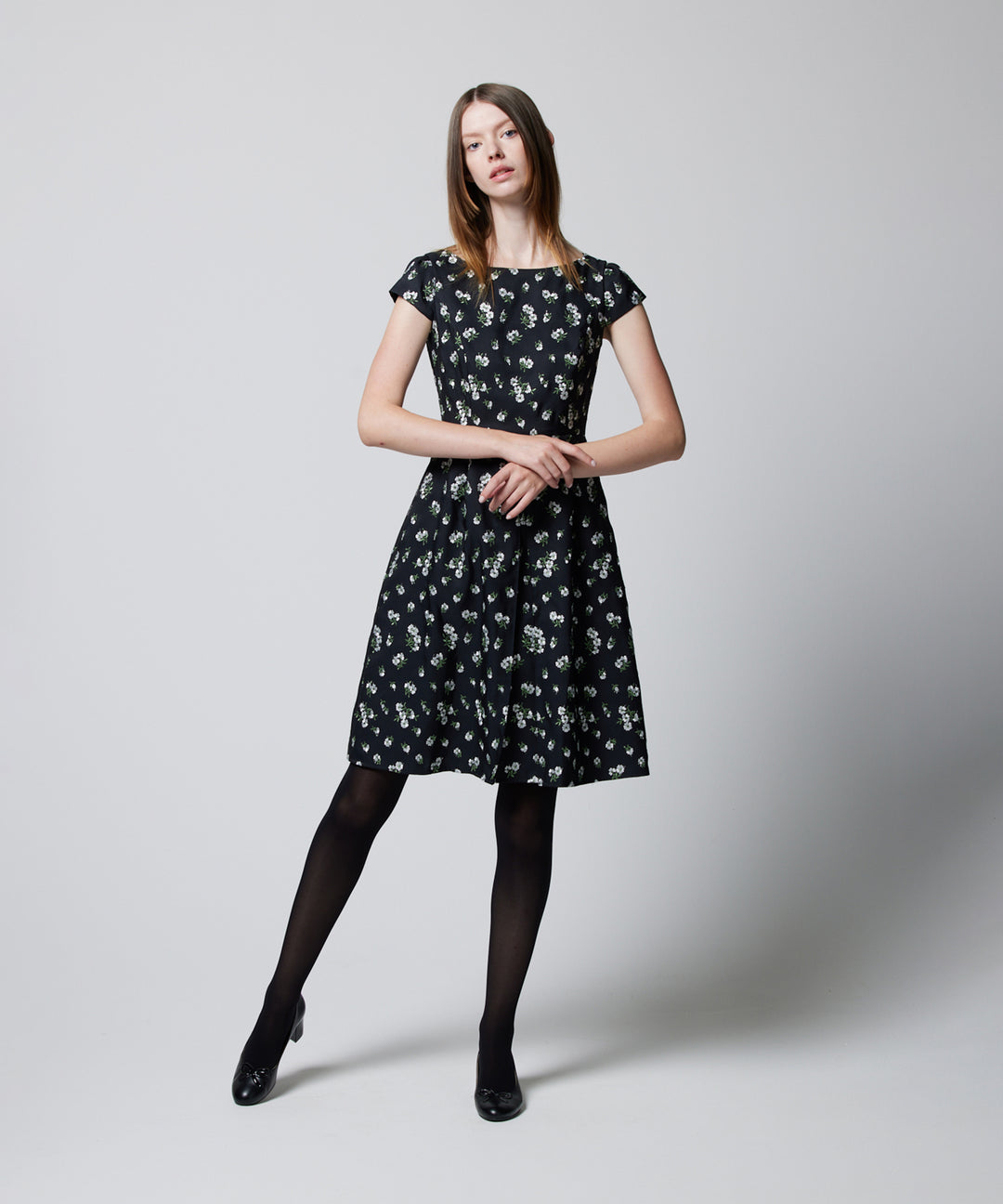 TOCCA 2018 トッカ MARGARET ドレス 0 トッカ TOCCA 18AW MARGARET ワンピース ドレス ひざ丈 半袖