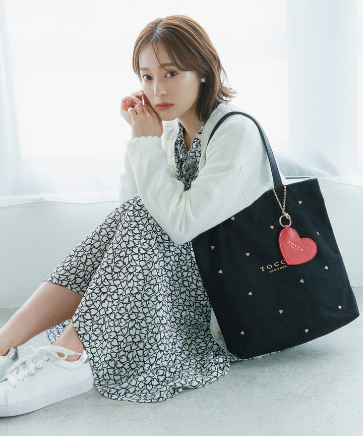 近年モデル 大きめTOCCA ストレッチ クローバー ワンピース XL ハート HEART RUSH – TOCCA OFFICIAL SITE