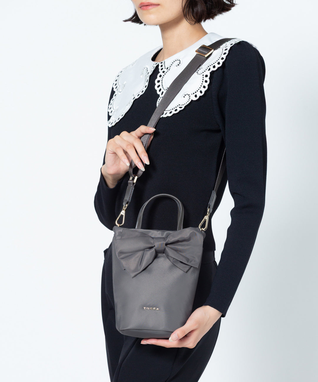 RIBBON KNOT NYLON MULTI BAG – TOCCA OFFICIAL SITE
