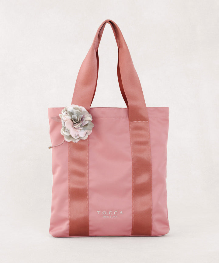 【美品】TOCCA★トッカ　かごバッグ お花 パール フラワー 美品】TOCCA☆トッカ かごバッグ お花 パール フラワー - メルカリ