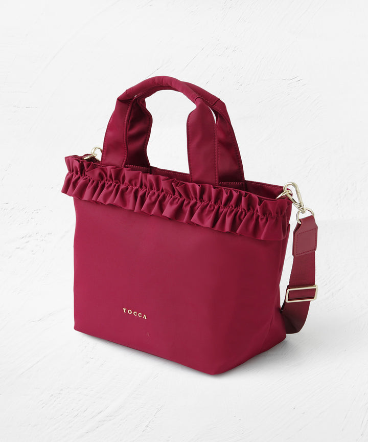 新品　tocca トッカ　FRILL A4 NYLONTOTE トートバッグ FRILL GARLAND NYLONTOTE – TOCCA OFFICIAL SITE