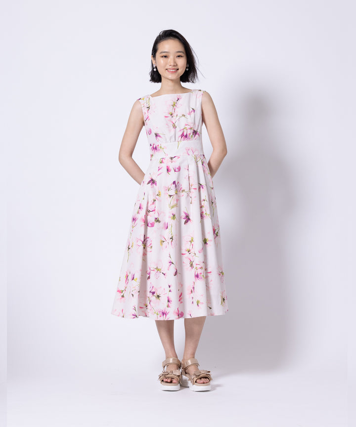 トッカ　130cm 花柄ワンピース BLOOMING SPRING TIME【大人百花コラボカラーあり】 – TOCCA