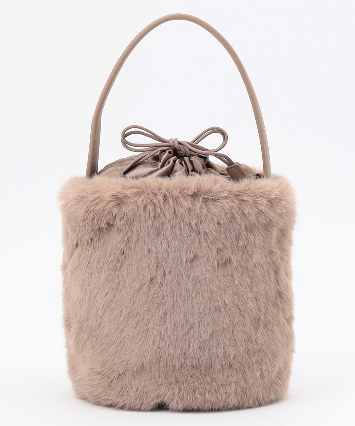 買うなら激安ネット通販 TOCCA CHOCOLA FUR BAG グレージュ 【公式通販】