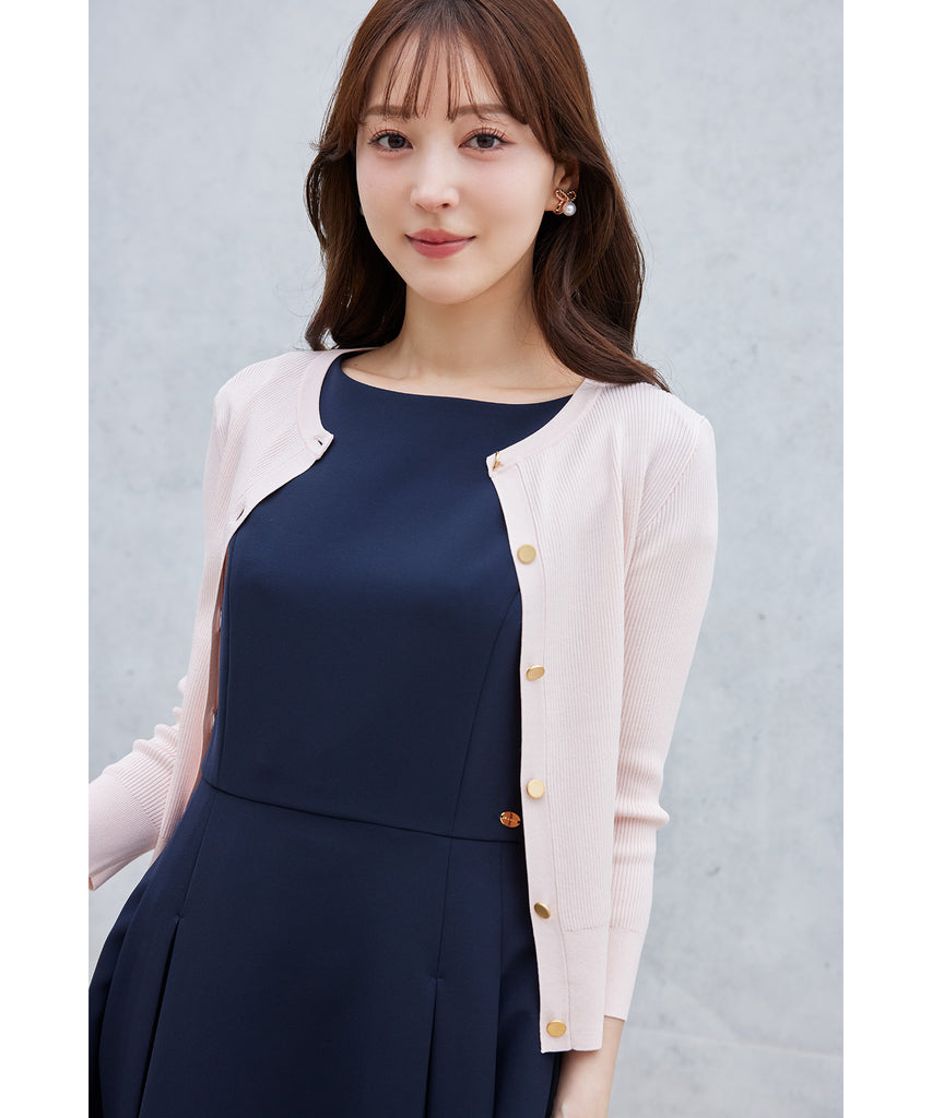 トッカ TOCCA 【洗える！】SILK RIB CARDIGAN カーディガン