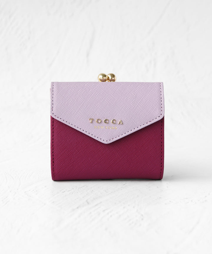 シンプルデザイン♪】TOCCA ミニ財布 ギフトにも♡ (TOCCA/折りたたみ財布) PVTZSW0151【BUYMA】