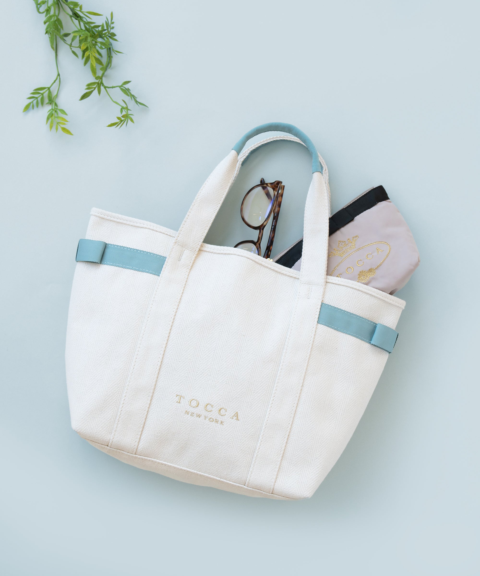 SIDE RIBBON CANVASTOTE – TOCCA OFFICIAL SITE