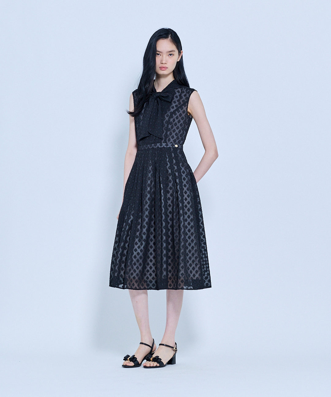 Tocca ノースリーブ　フォーマルドレス SQUARE VEIL DRESS – TOCCA OFFICIAL SITE