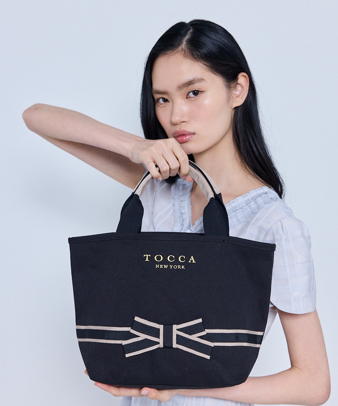 BOW BRIDGE CANVAS TOTE – TOCCA OFFICIAL SITE