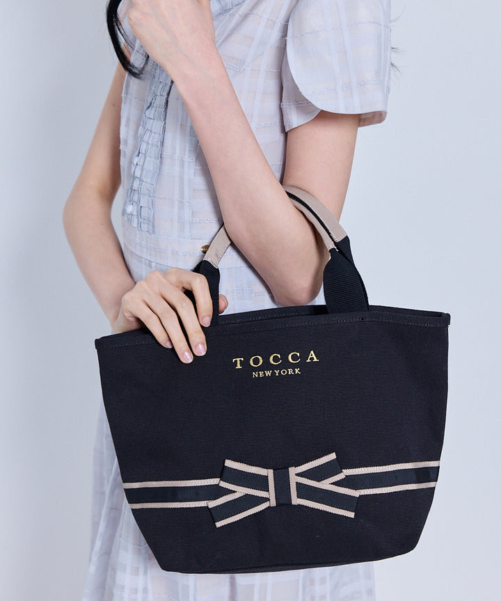 BOW BRIDGE CANVAS TOTE – TOCCA OFFICIAL SITE