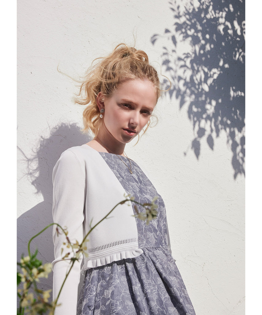 TOCCA ミラノリブフリル カーディガン ボレロ TOCCA ミラノリブフリル カーディガン ボレロ TOCCA ミラノリブ